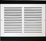 12 " W x 8 " HスチールReturnエアグリル – Sidewall and Cieling – HVACダクトカバー – [外側寸法: 13.75 " W x 9.75 " H ] 12