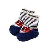 [ミキハウス] MIKIHOUSE 【ミキハウス(ベビー)】 デッキシューズ柄マリンソックス (7cm-13cm) 41-9602-970 紺 11cm