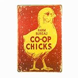 dingleiever DL-Farm Bureau Co-Op Chicks metal wall decor Retro Vintage Tin Sign …