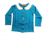 子供服　キッズ　女の子　カーディガン　ウィンピー　Winpie　衿レース長袖カーディガン (80cm)
