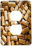 3dRose lsp_208834_6 Wine Bottle Corks on Display in Saint Germaine Des Pres, Paris France 2 Plug Out