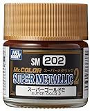 GSIクレオス Mr.スーパーメタリック2 スーパーゴールド2 10ml 模型用塗料 SM202