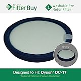 Dyson DC17 (DC-17) Pre Motor Washable & Reusable Replacement Filter, Part 911236-01. Designed by Fil
