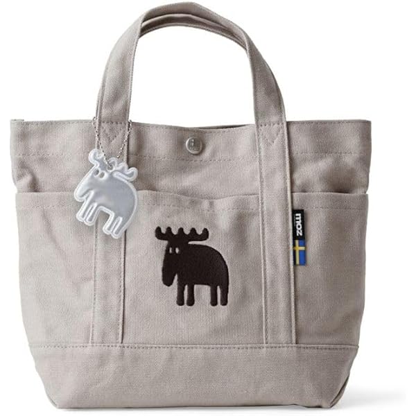 Amazon.co.jp: moz(モズ) トートバッグ ZZHC-04 レディース グレー