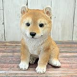 犬のオーナメント：豆柴（高さ22cm）[大人気！柴犬の置物] ノーブランド品