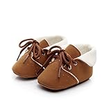 Tovadoo ベビーシューズ ブーツ 紐靴 無地 三色入 男女兼用　歩行練習用　つま先保護　暖かい　ソフト　カジュアル　旅行