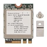 MT7922 Wifi 6E ワイヤレス ネットワーク カード、2400mbps 高速 BT 5.2 NIC アダプター、2.4Ghz 5Ghz 802.11ax Ac Wifi 6 M.2 NGFF ワイヤレス モジュール、 10 11 64 ビット用