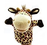 Remeehiハンドパペット パペット ぬいぐるみ 人形 ヌイグルミ マスコット アニマル 動物 どうぶつ ユニーク ヌイグルミ プレゼント カラフル ポップ　キリン　レオン　（キリン）