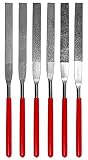 SE 74330DF 6-Piece Flat Diamond Grit File Set [並行輸入品]