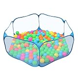 子供キッズBall PitポータブルHexagon Playpen Easy FoldingボールPlay Pool Toy Play Tent withストレージバッグforインドアとアウトドアボー