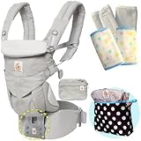 ベビーウエストベルト付エルゴベビー 抱っこ紐 ＯＭＮＩオムニ３６０/パールグレー　【日本正規品2年間保証-SG認定付】本体＋パッド２個+収納ポーチ付 ERGO Baby