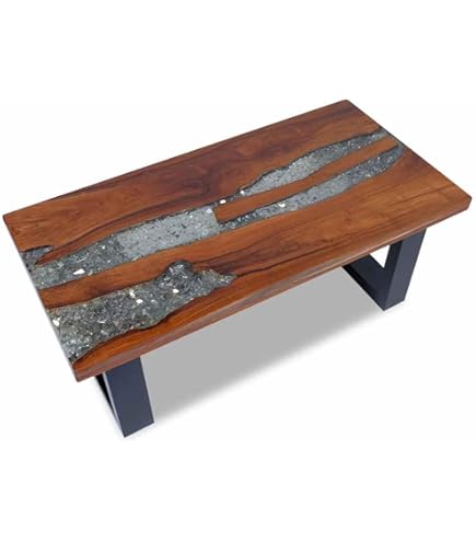 Amazon.co.jp: LISABO コーヒーテーブル, アッシュ材突き板