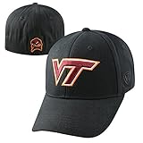 Virginia Tech Hokies公式NCAA OneフィットプレミアムCuff Hatキャップby Top of the World 353524