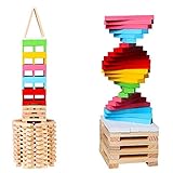 Wishtime わくわく積み木 150枚セット 木のおもちゃ 子供 幼児 初めてのブロック 知育 おもちゃ(リニューアル)