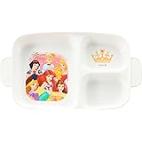 ヤクセル(Yaxell) ディズニー プリンセス ランチプレート 深型 日本製 子供用 食器 仕切り皿 電子レンジ・食洗器対応 抗菌仕様 26×15.5×2.8cm 13406