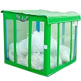 ペタール ストッカー ネット ゴミ箱 置き場 ステーション 900mm x 600mm x 800mm 目合6mm グリーン 日M 代不