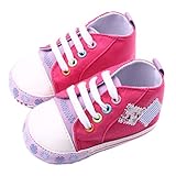 (ビグッド)Bigood 可愛い ベビーシューズ スニーカー 男の子 ファーストシューズ 赤ちゃん 靴 キャンバスシューズ ルームシューズ 女の子 出産祝い 歩行靴 フォーマル 赤 13cm