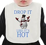Drop It Like It's Hot Funny Slogan ネクタイを有する有機ビブ Medium
