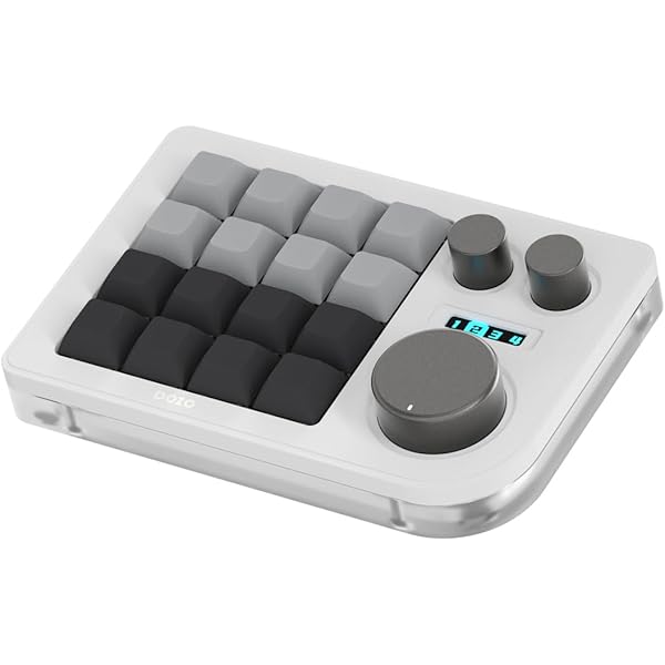 Amazon | KEEBMONKEY メガロドン トリプルノブ マクロパッド 