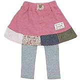 2016年 秋冬 UZULAND ウズランド 裾切替 スカッツ ピンク◇95cm