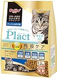 ペティオ (Petio) プラクト キャット ドライフード 幼猫～成猫用 フィッシュミックス味 1.2Kg 400g×3袋 乳酸菌 プラズマ乳酸菌