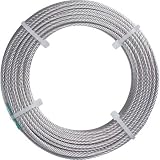 TRUSCO(トラスコ) ステンレスワイヤロープ ナイロン被覆 Φ1.5(2.0) X10m CWC-15S10