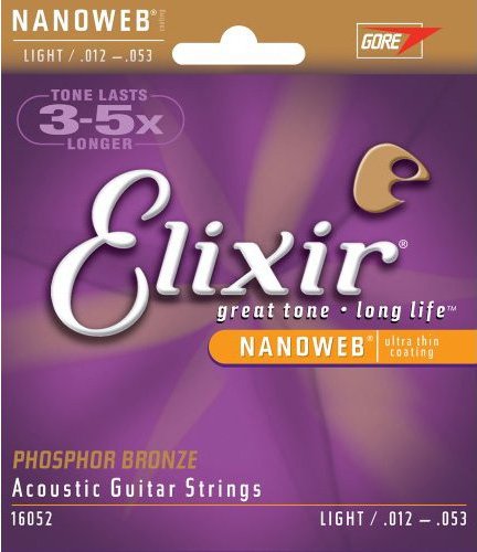 Elixir エリクサー アコースティック ギター 弦 3 セット パック | ライト 012 - 053 | ナノウェブ アンチラスト ( コーティング 弦 ) |NANOWEB Anti-Rust Corting Phosphor Bronze 弦 Light 012-053 【正規品】 16052 - 3P Elixir エリクサー アコースティック ギター 弦 3 セット パック | ライト 012 - 053 | ナノウェブ アンチラスト ( コーティング 弦 ) |NANOWEB Anti-Rust Corting Phosphor Bronze 弦 Light 012-053 【正規品】 16052 - 3P