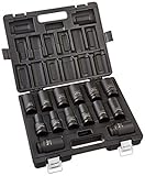 Blackhawk By Proto UW-2614DS 6-Point Drive Deep Impact Socket Set, 3/4-Inch, 14-Piece [並行輸入品]