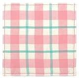 日繊商工 TROUSSEAU TOWEL CHIEF ロードチェック タオルチーフ ピンク QLG-98-20