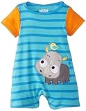 Nuby baby-boys新生児ロンパースRhino US サイズ: L カラー: ブルー