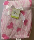 Baby Starters Zebra and Heart Pink Baby Blanket [並行輸入品]