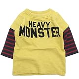 DENIM DUNGAREE カラートップテンジク　MONSTER　BABY　ロンT 10Y黄 BS(80)