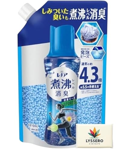 Amazon | 【P&G】レノア 煮沸レベル 消臭抗菌ビーズ スポーツ クール