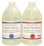 EPOXY RESIN CRYSTAL CLEAR 1 Gallon Kit. FOR SUPER GLOSS COATING AND TABLETOPS [並行輸入品]