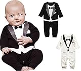 (プチプライム) Petit Prime ロンパース ベビー 赤ちゃん スーツ プリント お呼ばれ タキシード 蝶ネクタイ カバーオール 結婚式 パーティー お披露目 記念撮影 出産祝い 可愛い キュ