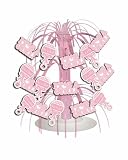 Pink Gingham Mini Cascade Centre Piece by Babies Babies