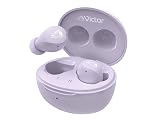 JVCケンウッド Victor HA-A6T-V ワイヤレスイヤホン Bluetooth Ver.5.4 合計23時間再生 マイク付き 小型 軽量 防水 パープル HA-A6T