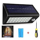 400Lumens Max 32LED Solar Lights, Hallomall Waterproof Solar Powered Outdoor Motion Sensor Lights,wi