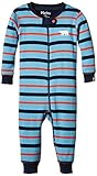 Hatley Baby Boys Newborn Sleepy Romper Sailing Stripes Blue 3-6 Months [並行輸入品]
