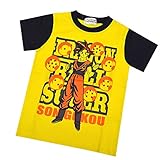 半袖Tシャツ ドラゴンボール超 スーパー 孫悟空 ベジータ スーパーサイヤ人 ゴッド 子供用 キッズ ジュニア fo-ht07 120 E柄