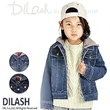 (ディラッシュ) DILASHフード付きデニムジャケット/秋 ベビー キッズ 男の子 120 ネイビー