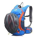 MaiTianバイク・バックパック・サイクリング・バックパック水和パック旅行キャンプ/ハイキング用のヘルメットbag15l (ブルー)