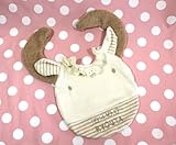 LOVE BABYうまシリーズ☆スタイ（完成品）約20Ｘ20cmオーガニックコットン＆刺繍入【午年　出産祝】