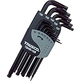 TRUSCO ボールポイントヘックスローブレンチセット(12本組)T7H~T50 TBHR12S