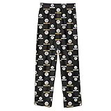 Pittsburgh SteelersユースサイズMedium ( 10 / 12 ) All Overチームロゴフランネルパジャマパンツ – PJ 'sブラック