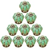 Yifanキャビネットノブ グリーン YIFAN-005