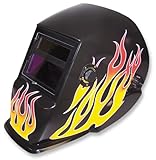 US Forge 88123 Easy Stroke Auto Dark Helmet, Flame by US Forge