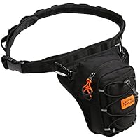 DOPPELGANGER(ドッペルギャンガー) バイク用 ライダーズ ホルスターバッグ (容量1.5ℓ) タクティカル ベルト付き DBT441-BK