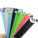 15 cm漫画動物プラスチックBendableルーラーフクロウ直線定規ツール学生ひな形Office School Supplies