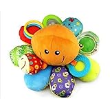 Milanao Octopus soft toy - Fun Baby Bright Activity Toy [並行輸入品]